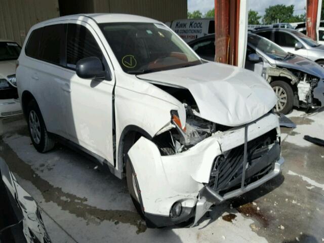 JA4AD2A37FZ007071 - 2015 MITSUBISHI OUTLANDER WHITE photo 1