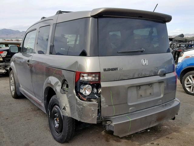 5J6YH18997L006029 - 2007 HONDA ELEMENT SC CHARCOAL photo 3