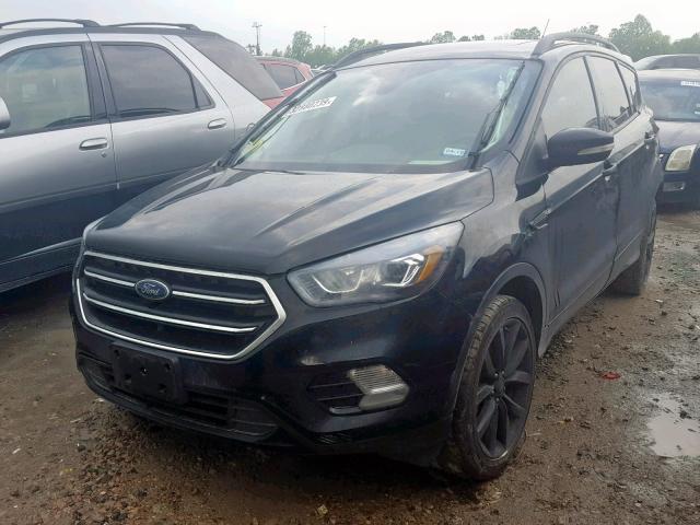 1FMCU0JD3HUD58602 - 2017 FORD ESCAPE TIT BLACK photo 2