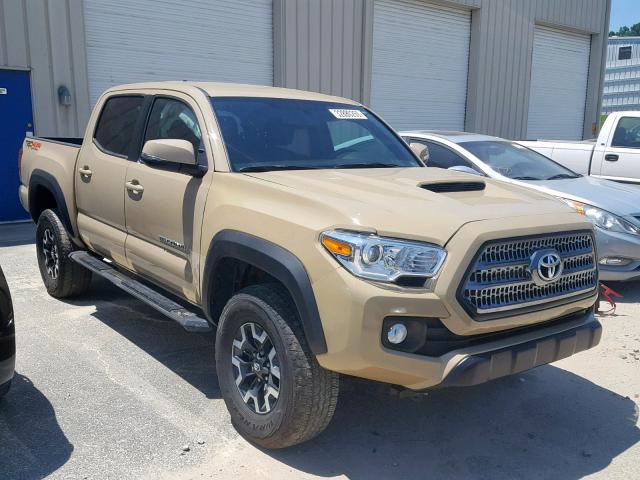 5TFCZ5AN4HX048257 - 2017 TOYOTA TACOMA DOU GOLD photo 1