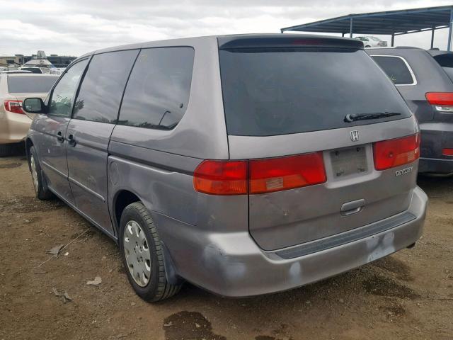 2HKRL1857YH525060 - 2000 HONDA ODYSSEY LX GRAY photo 3