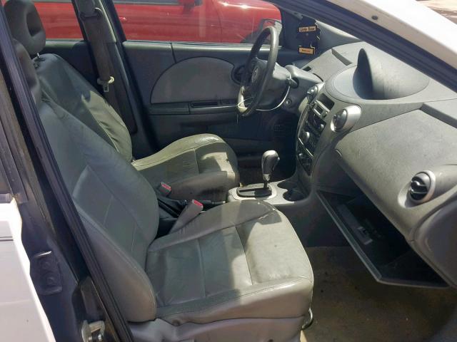 1G8AL55F07Z139180 - 2007 SATURN ION LEVEL WHITE photo 5