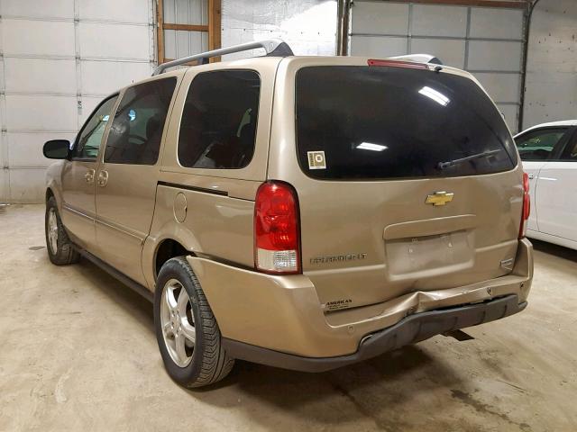 1GNDX33L05D221433 - 2005 CHEVROLET UPLANDER L 金色 照片 3
