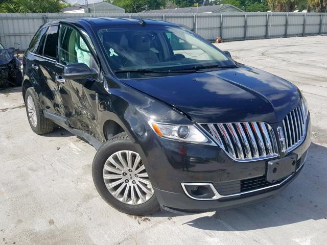 2LMDJ6JK6BBJ23255 - 2011 LINCOLN MKX BLACK photo 1