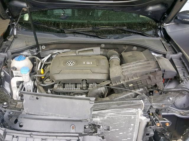 1VWAS7A32EC060302 - 2014 VOLKSWAGEN PASSAT S GRAY photo 7