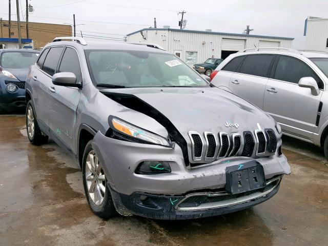 1C4PJLDB6FW690626 - 2015 JEEP CHEROKEE L GRAY photo 1