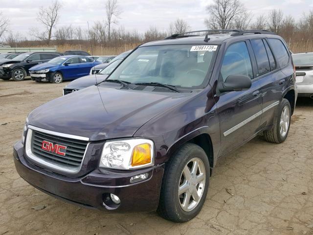 1GKDT13S382213864 - 2008 GMC ENVOY PURPLE photo 2