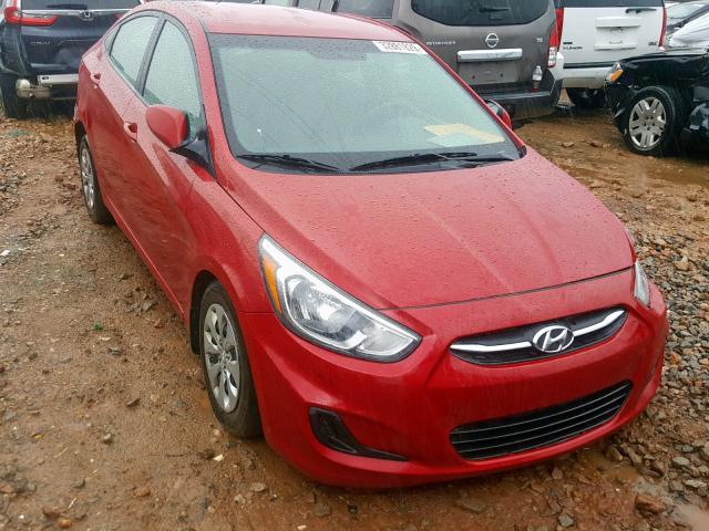 KMHCT4AE2GU158456 - 2016 HYUNDAI ACCENT SE RED photo 1