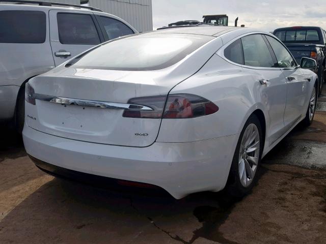 5YJSA1E27GF178294 - 2016 TESLA MODEL S WHITE photo 4