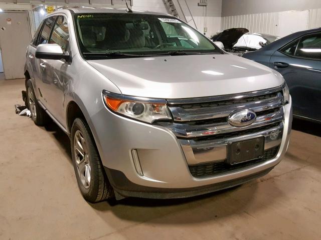 2FMDK3JC1CBA30757 - 2012 FORD EDGE SEL SILVER photo 1