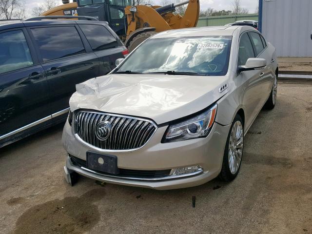 1G4GF5G37EF228412 - 2014 BUICK LACROSSE T BEIGE photo 2