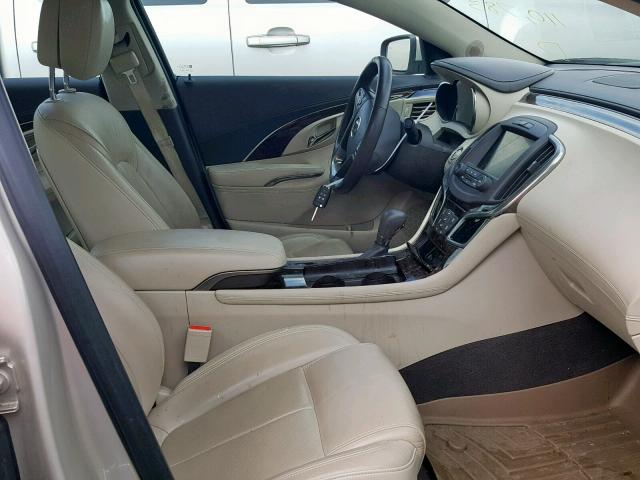 1G4GF5G37EF228412 - 2014 BUICK LACROSSE T BEIGE photo 5