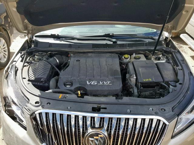 1G4GF5G37EF228412 - 2014 BUICK LACROSSE T BEIGE photo 7