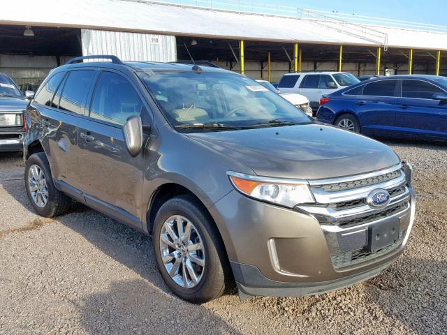 2FMDK3JC6DBC85647 - 2013 FORD EDGE SEL GRAY photo 1