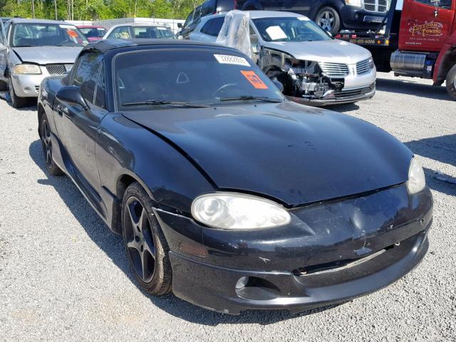 JM1NB353230312507 - 2003 MAZDA MX-5 MIATA BLACK photo 1