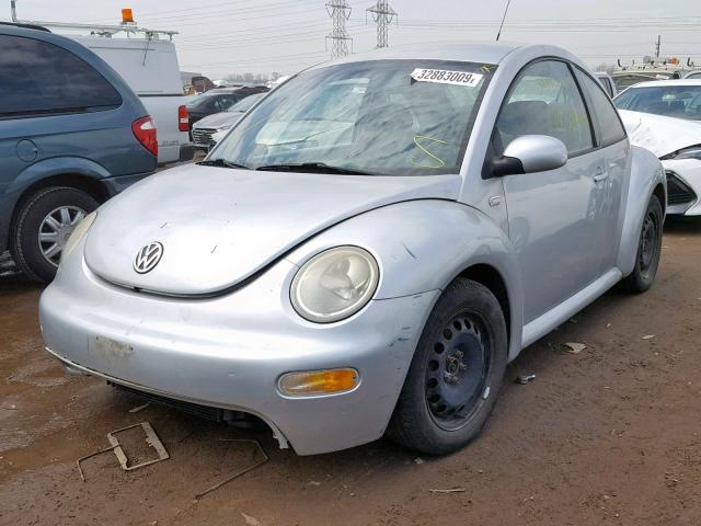 3VWBK21C53M423792 - 2003 VOLKSWAGEN NEW BEETLE ვერცხლისფერი ფოტო 2