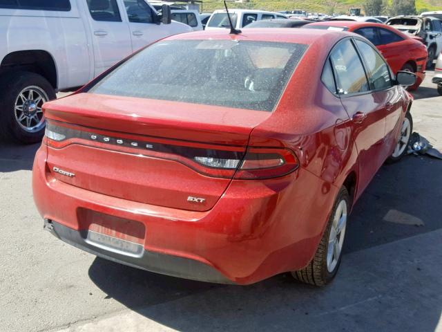 1C3CDFFA6GD815749 - 2016 DODGE DART SXT S RED photo 4