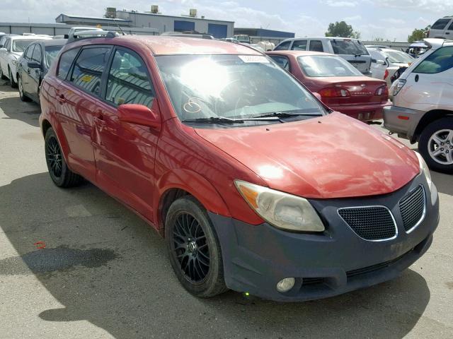 5Y2SL63845Z459779 - 2005 PONTIAC VIBE RED photo 1