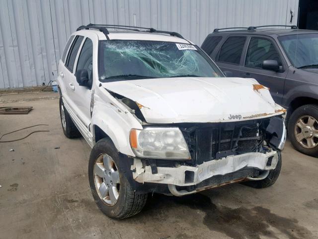 1J4GW58N91C673678 - 2001 JEEP GRAND CHER WHITE photo 1