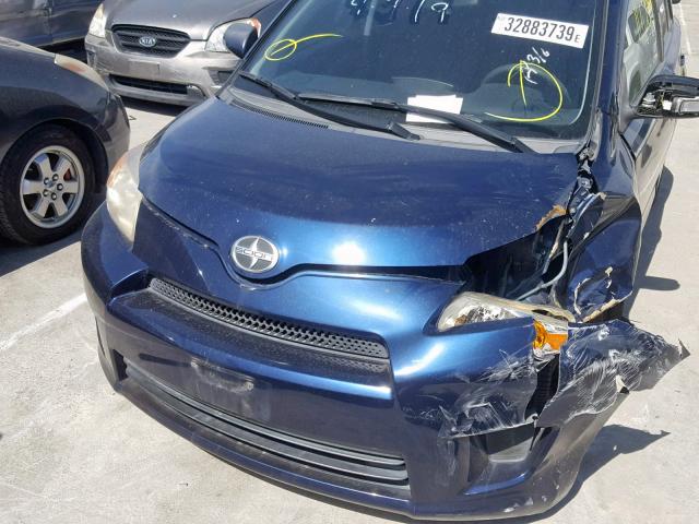 JTKKU10478J018127 - 2008 TOYOTA SCION XD BLUE photo 9