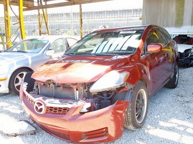 JM3ER293480209667 - 2008 MAZDA CX-7 RED photo 2