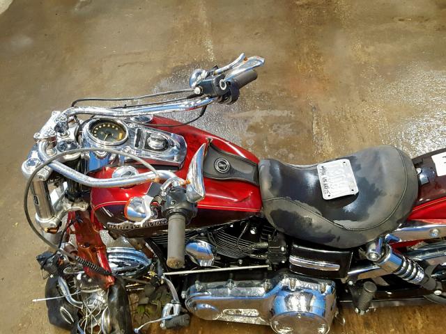 1HD1GV418CC309944 - 2012 HARLEY-DAVIDSON FXDC DYNA RED photo 5