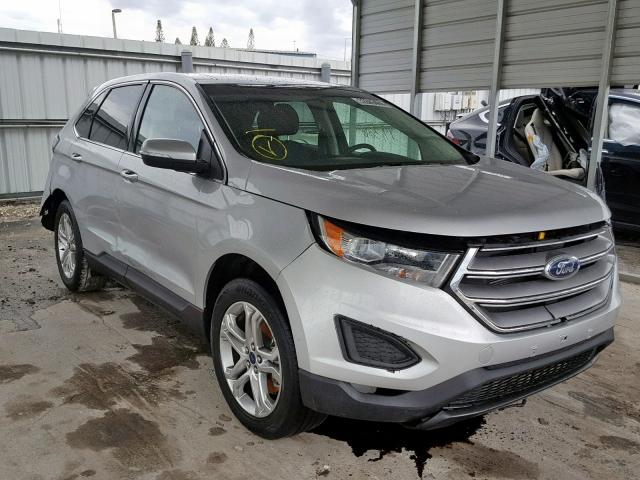 2FMPK4K8XJBC02553 - 2018 FORD EDGE TITAN SILVER photo 1