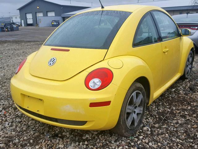 3VWPW31C76M408585 - 2006 VOLKSWAGEN NEW BEETLE Gelb Foto 4