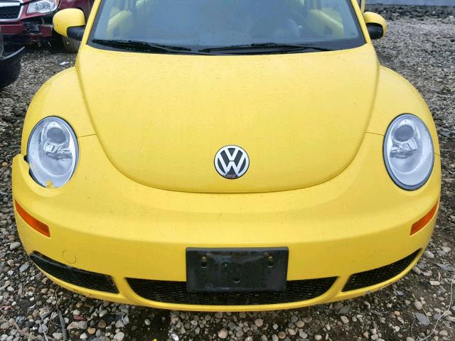 3VWPW31C76M408585 - 2006 VOLKSWAGEN NEW BEETLE Gelb Foto 7