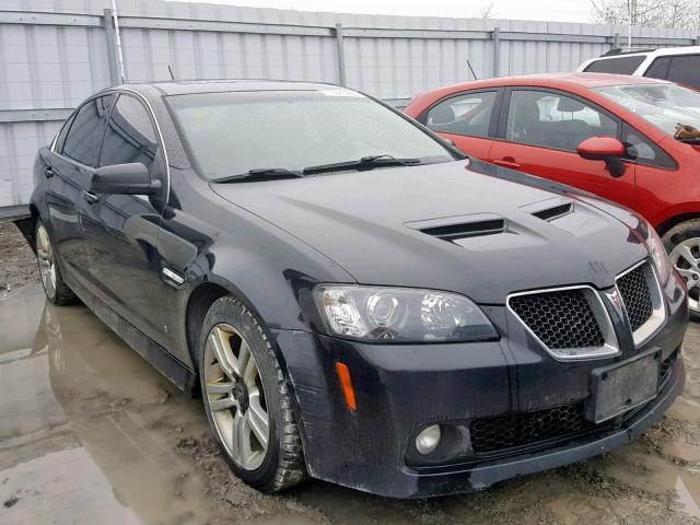 6G2ER57799L180089 - 2009 PONTIAC G8 BLACK photo 1