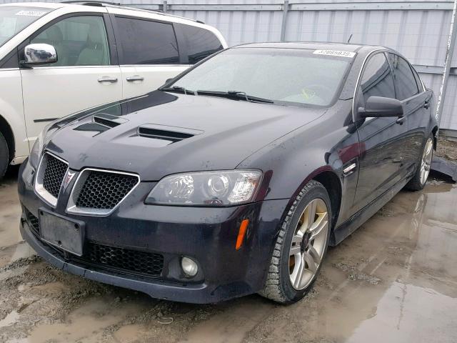 6G2ER57799L180089 - 2009 PONTIAC G8 BLACK photo 2