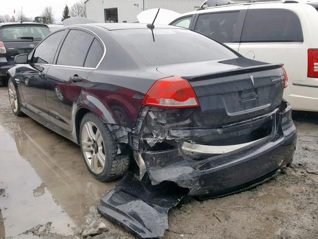 6G2ER57799L180089 - 2009 PONTIAC G8 BLACK photo 3