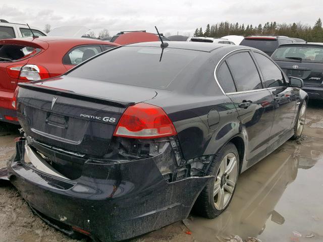 6G2ER57799L180089 - 2009 PONTIAC G8 BLACK photo 4