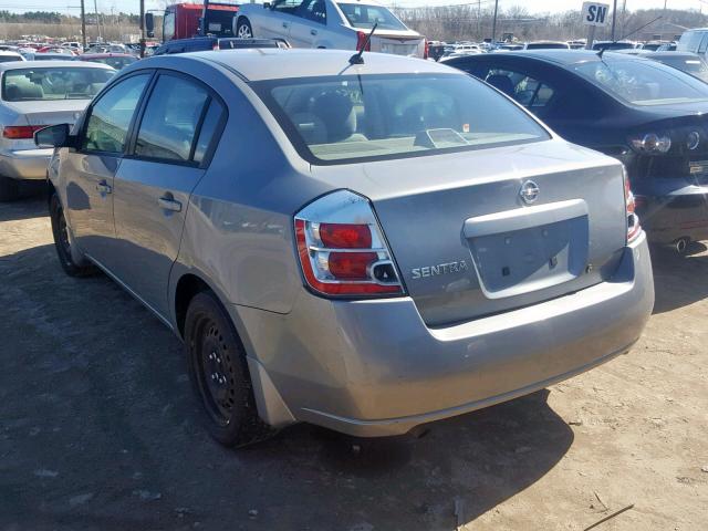 3N1AB61E68L665417 - 2008 NISSAN SENTRA 2.0 GRAY photo 3