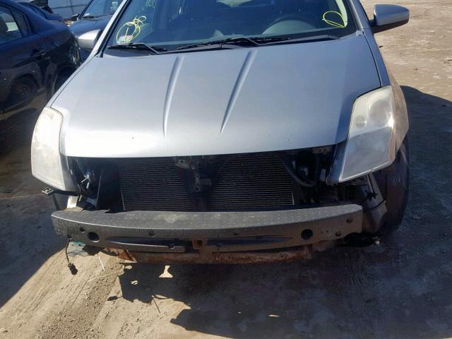 3N1AB61E68L665417 - 2008 NISSAN SENTRA 2.0 GRAY photo 9