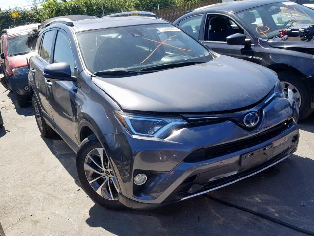 JTMRJREV5JD160737 - 2018 TOYOTA RAV4 HV LE GRAY photo 1