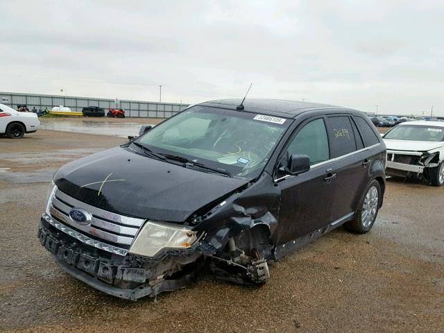 2FMDK39C28BA13834 - 2008 FORD EDGE LIMIT BLACK photo 2