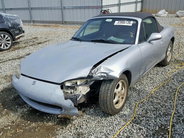 JM1NB3533X0114458 - 1999 MAZDA MX-5 MIATA SILVER photo 2