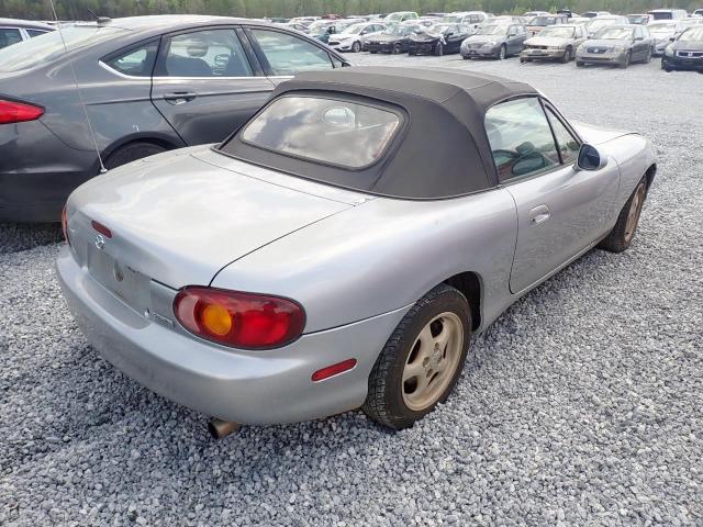 JM1NB3533X0114458 - 1999 MAZDA MX-5 MIATA SILVER photo 4