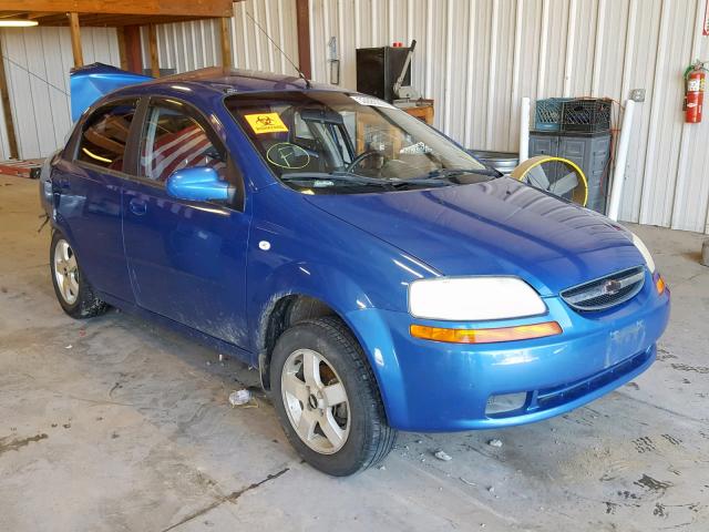 KL1TG56606B622314 - 2006 CHEVROLET AVEO LT BLUE photo 1