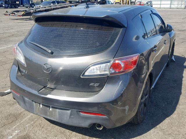 JM1BL1K65B1384975 - 2011 MAZDA 3 S BLACK photo 4