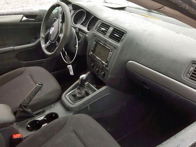 3VW2K7AJ3FM327790 - 2015 VOLKSWAGEN JETTA BASE BLACK photo 5