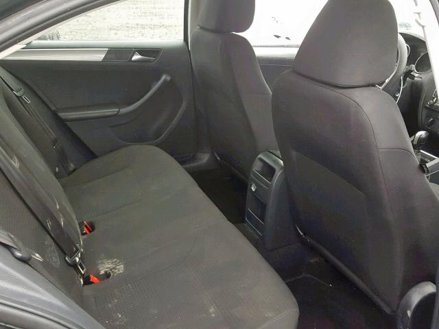 3VW2K7AJ3FM327790 - 2015 VOLKSWAGEN JETTA BASE BLACK photo 6