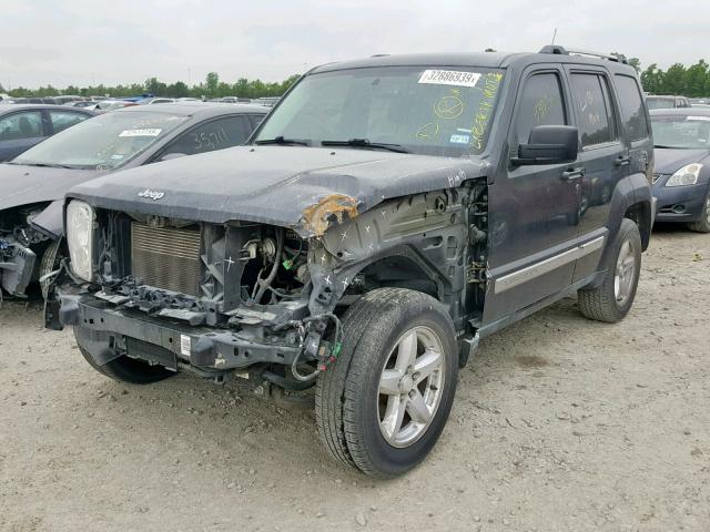 1J4PP5GK2BW541057 - 2011 JEEP LIBERTY LI BLACK photo 2