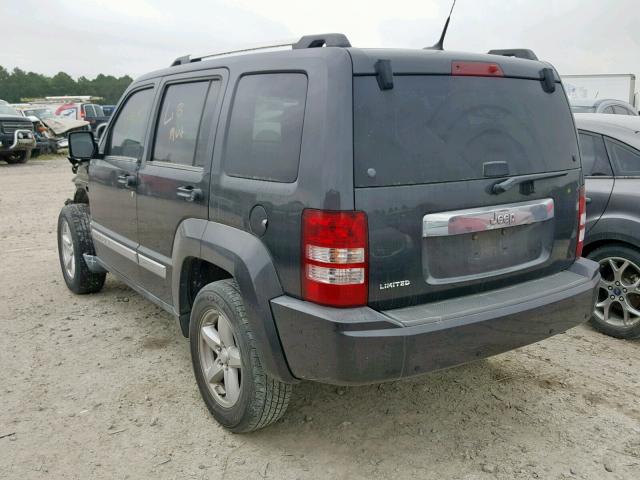 1J4PP5GK2BW541057 - 2011 JEEP LIBERTY LI BLACK photo 3