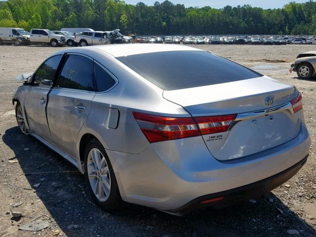 4T1BK1EB5EU122660 - 2014 TOYOTA AVALON BAS SILVER photo 3