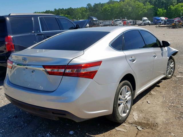 4T1BK1EB5EU122660 - 2014 TOYOTA AVALON BAS SILVER photo 4