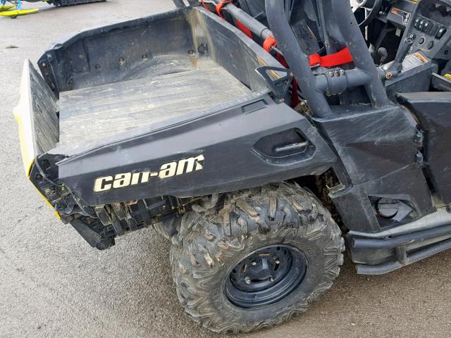 3JBKXLP10CJ002812 - 2012 CAN-AM COMMANDER YELLOW photo 10