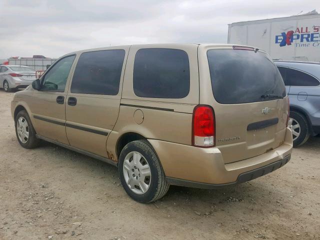 1GNDV23L96D237423 - 2006 CHEVROLET UPLANDER L 金色 照片 3