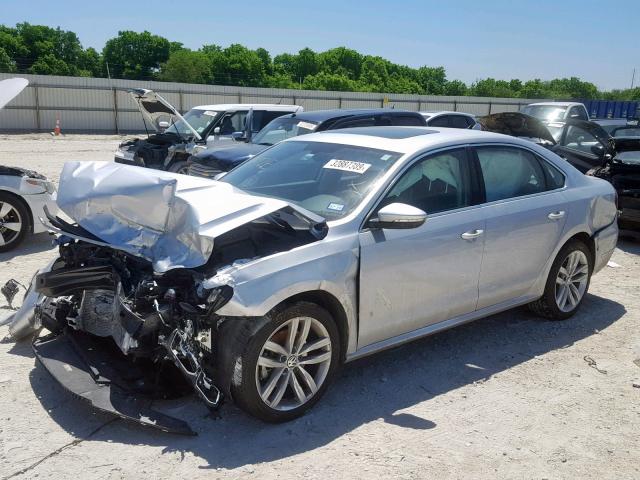 1VWBA7A31JC015854 - 2018 VOLKSWAGEN PASSAT SE SILVER photo 2